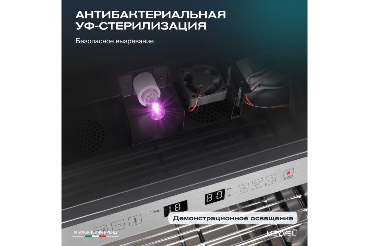 Холодильник для сухого вызревания мяса Meyvel MM-105SR