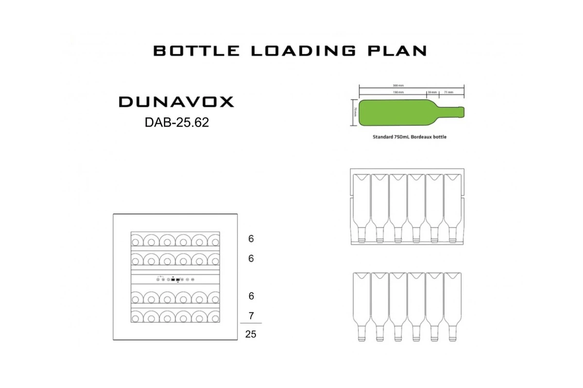 Винный шкаф Dunavox DAB-25.62DSS.TO