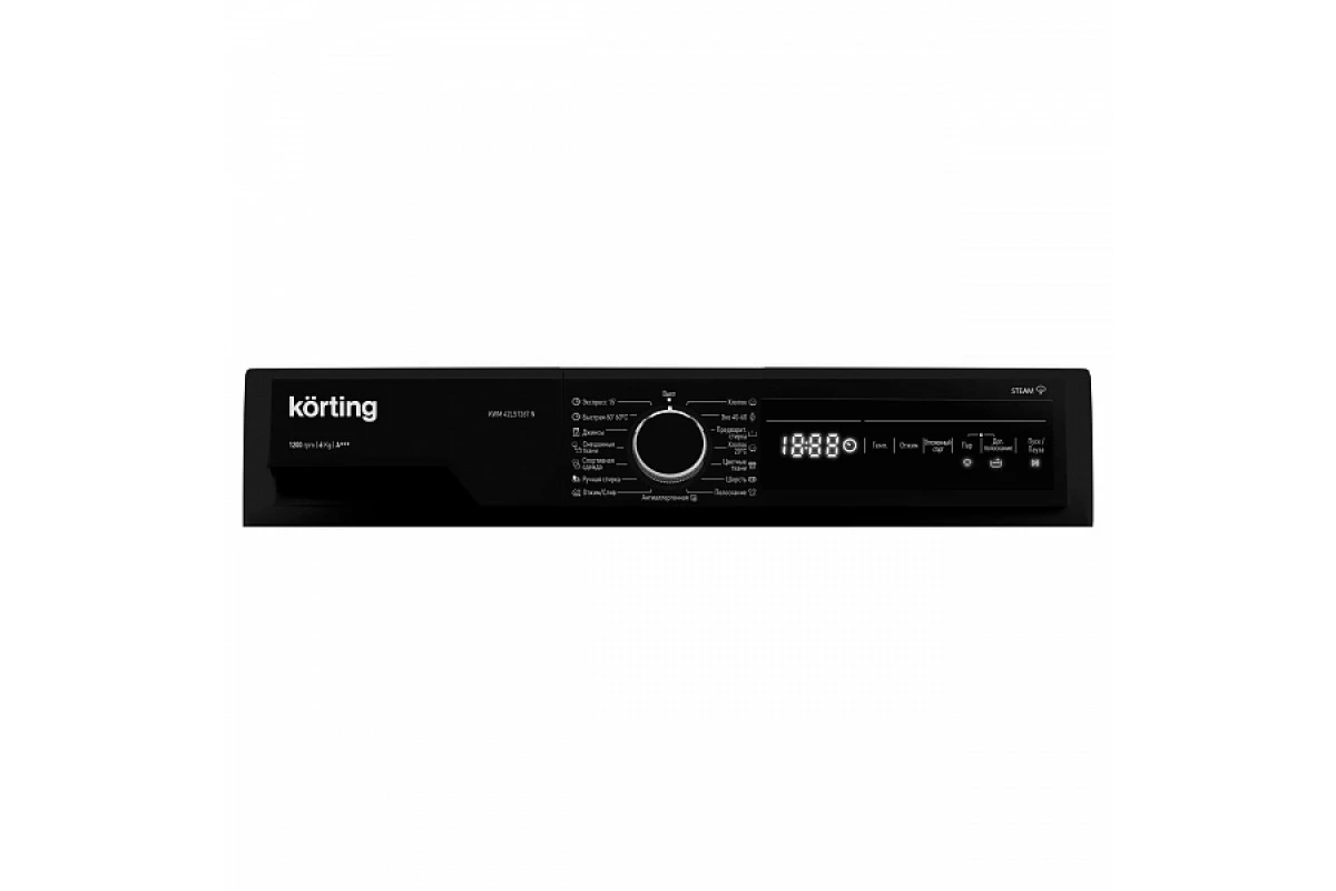 Узкая стиральная машина с паром Korting KWM 42LS1267 N
