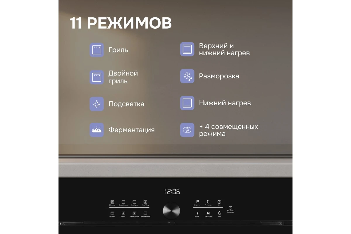 Электрический духовой шкаф Zigmund & Shtain E 168 B