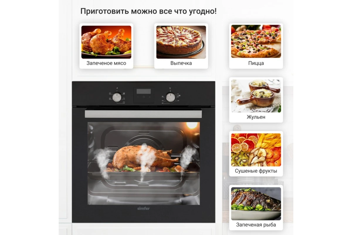 Электрический духовой шкаф Simfer B6EB56016