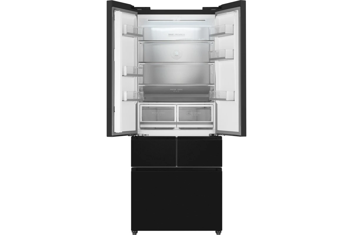 Отдельностоящий холодильник Weissgauff WFD 450 Built-in Inverter NoFrost Dark Inox
