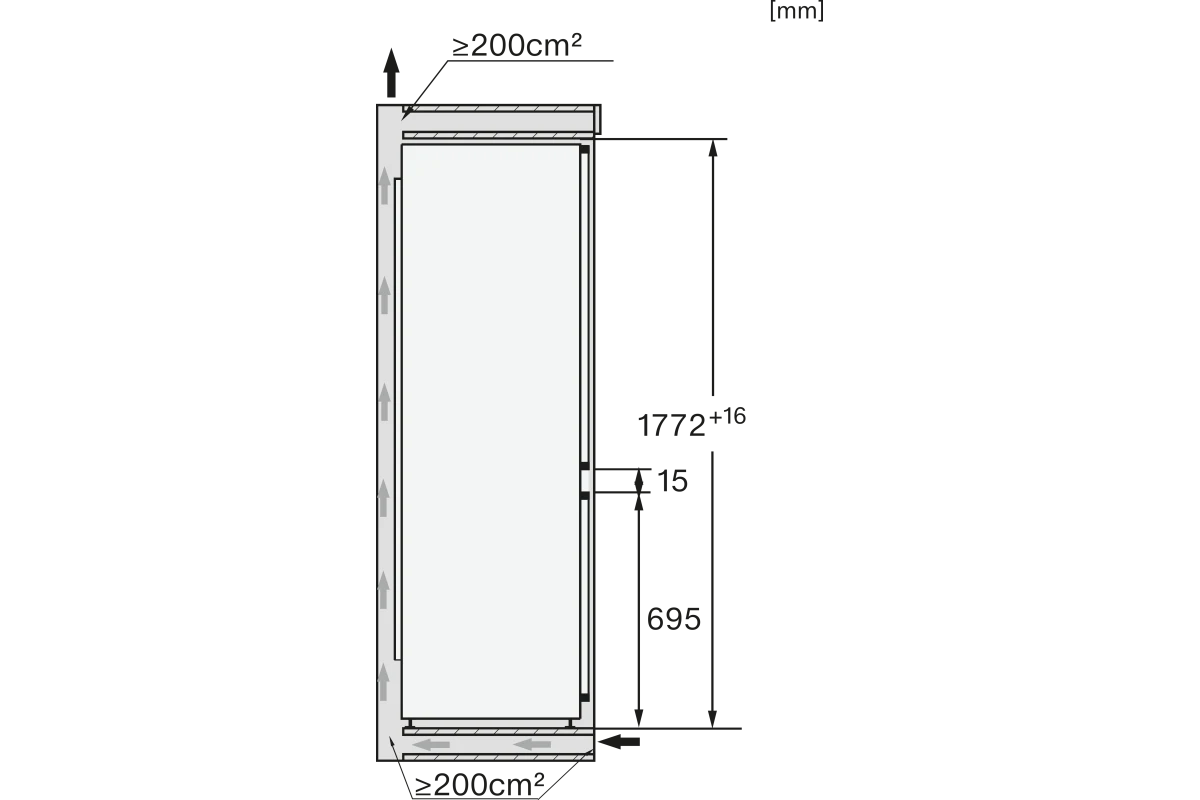 Холодильник с морозильной камерой Miele KFN 7744 C 125 Gala Edition
