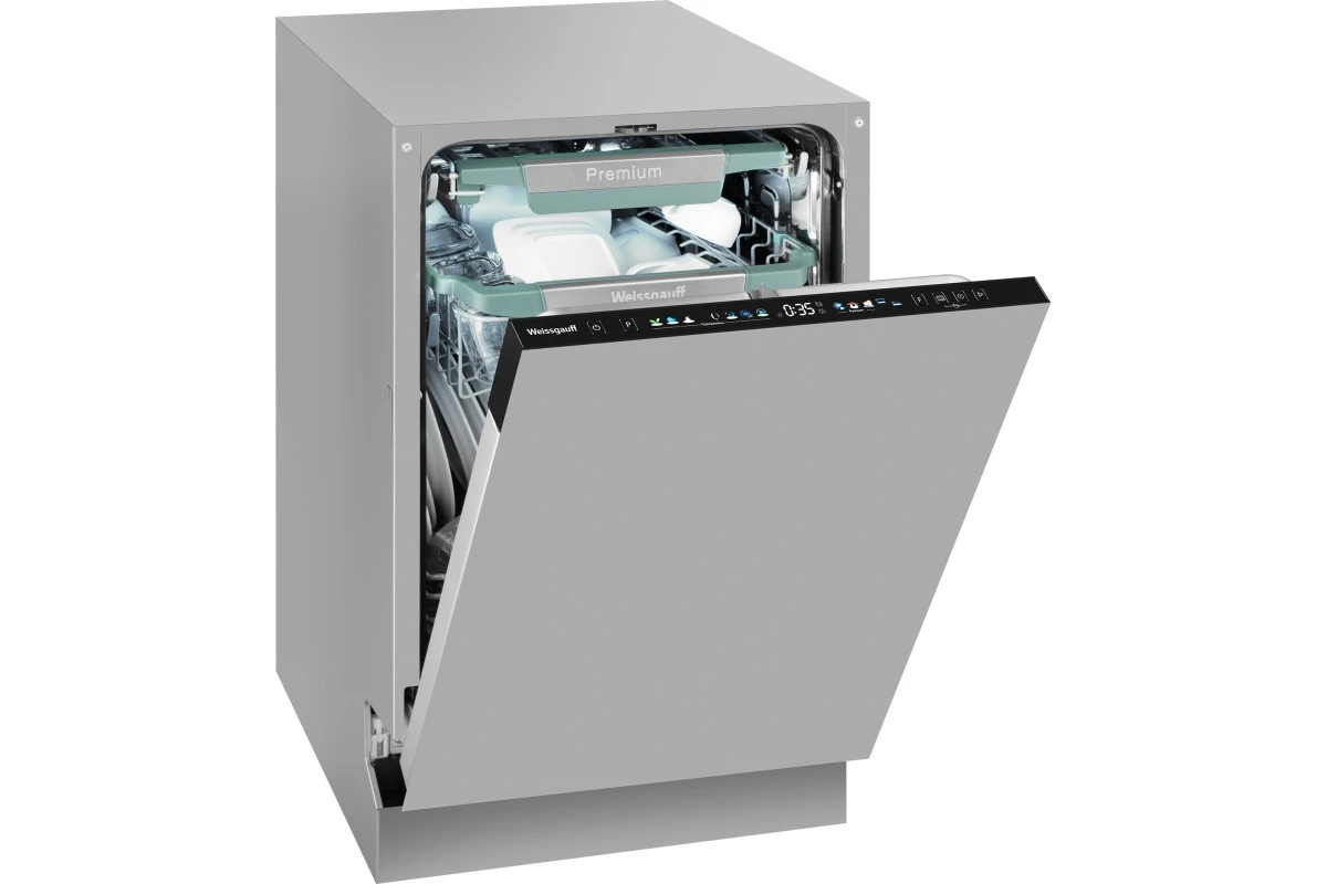 Встраиваемая посудомоечная машина Weissgauff BDW 4160 Real Touch DC Inverter Timer Floor