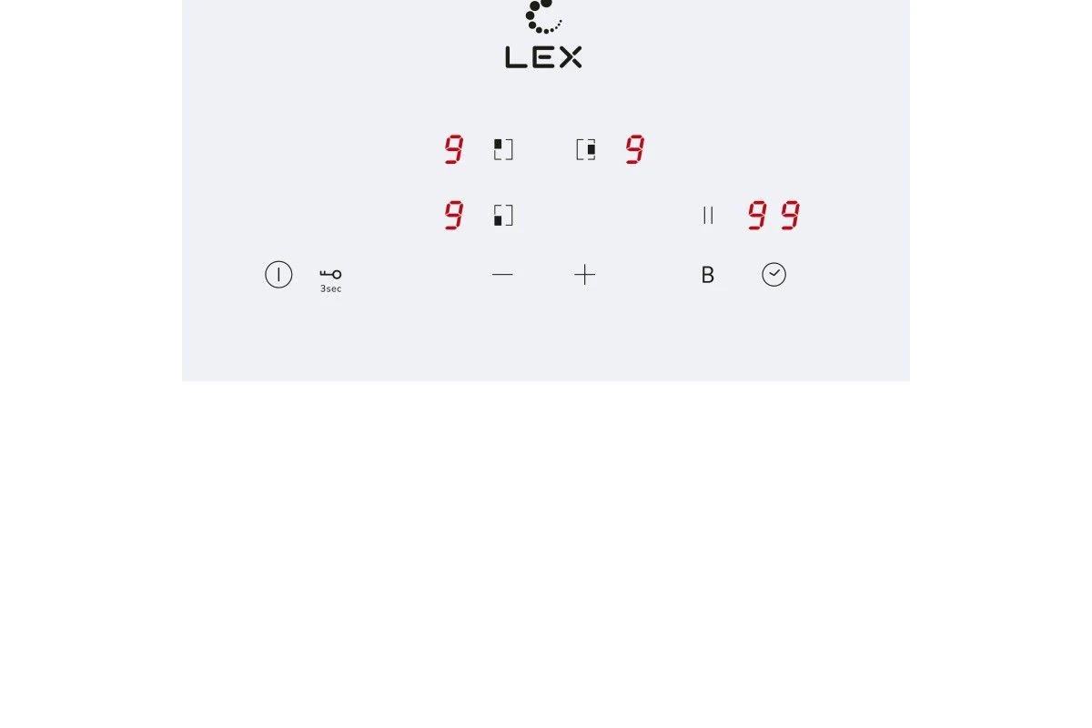 Варочная панель индукционная LEX EVI 430A WH