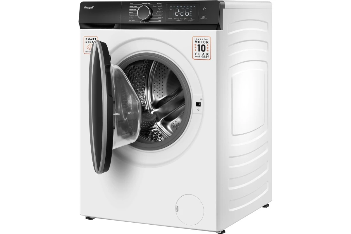Стиральная машина с сушкой Weissgauff WMD 61212 DC Inverter Steam