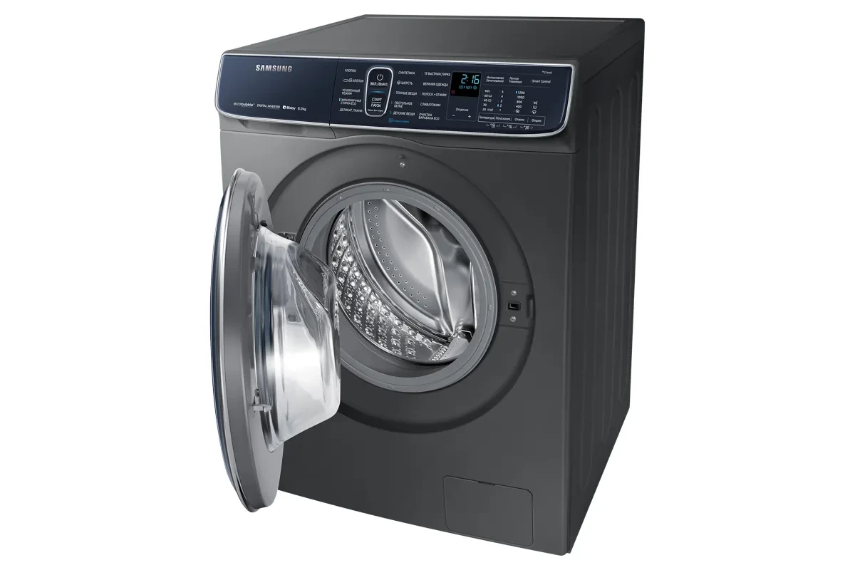 Стиральная машина Samsung WW80R62LAFXDLP (EcoBubble)