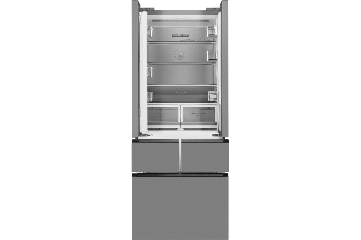 Отдельностоящий холодильник Weissgauff WFD 450 Built-in Inverter NoFrost Inox