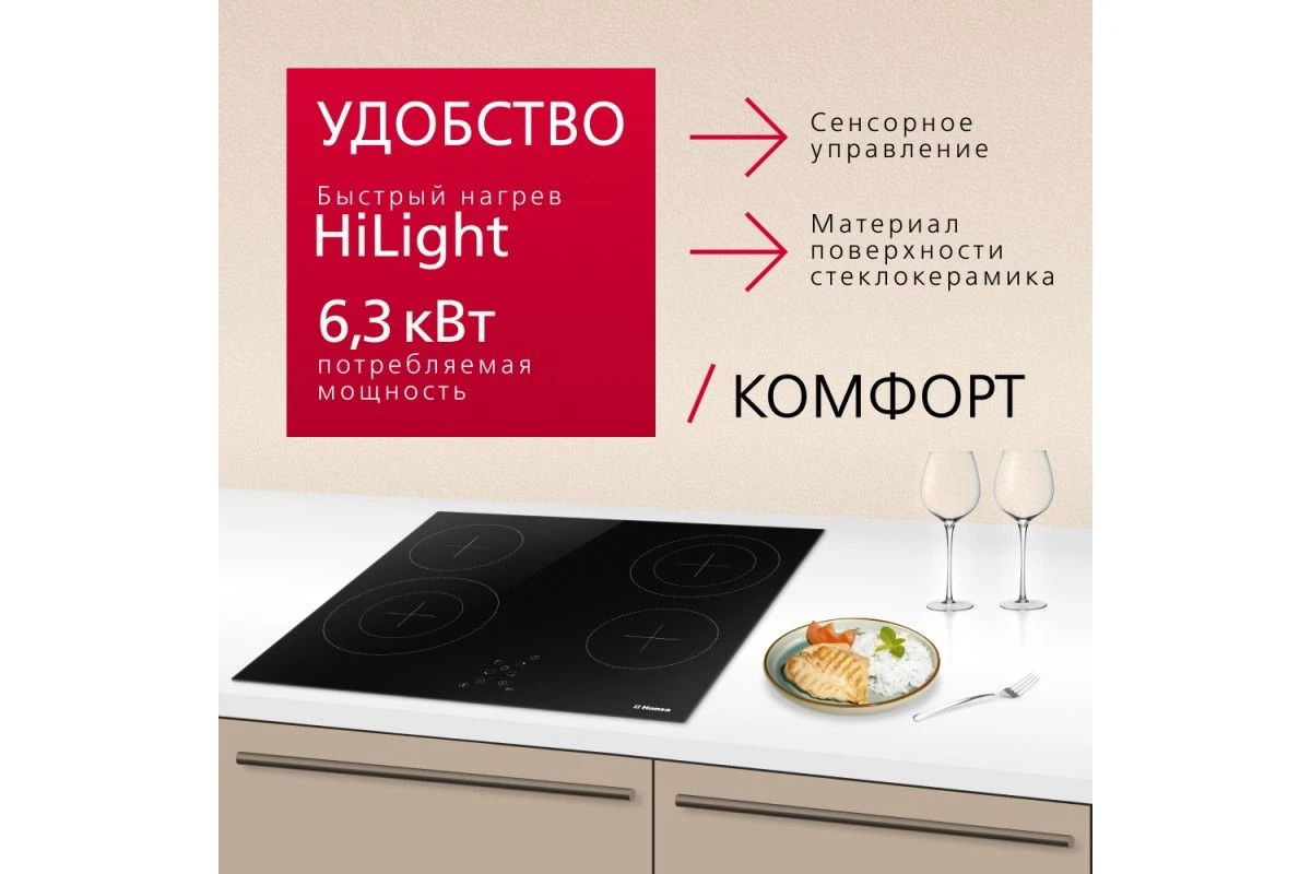 Электрическая панель Hansa BHC96508