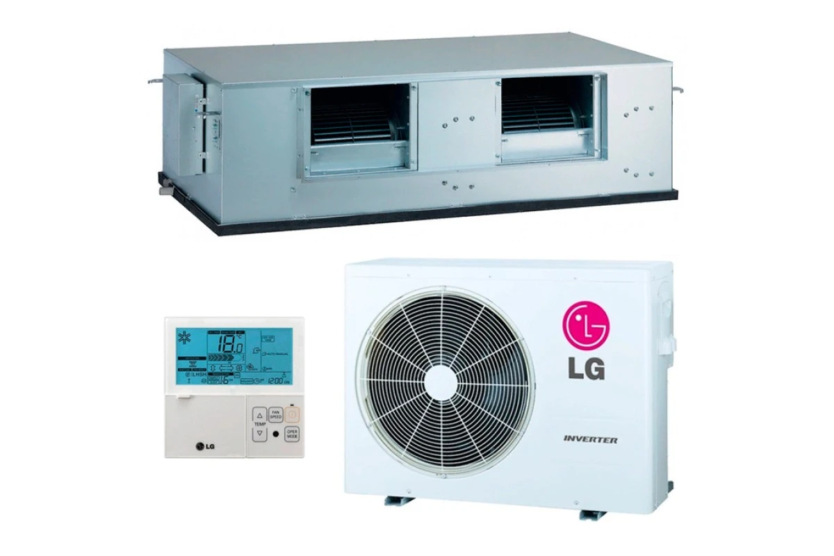 Высоконапорный канальный кондиционер Lg UB70W.N94R0/UU70W.U34R0