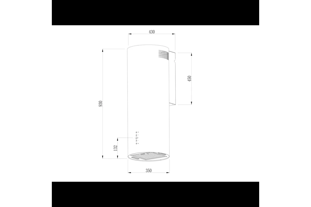 Кухонная вытяжка Franke AXIS 35 WH, белый