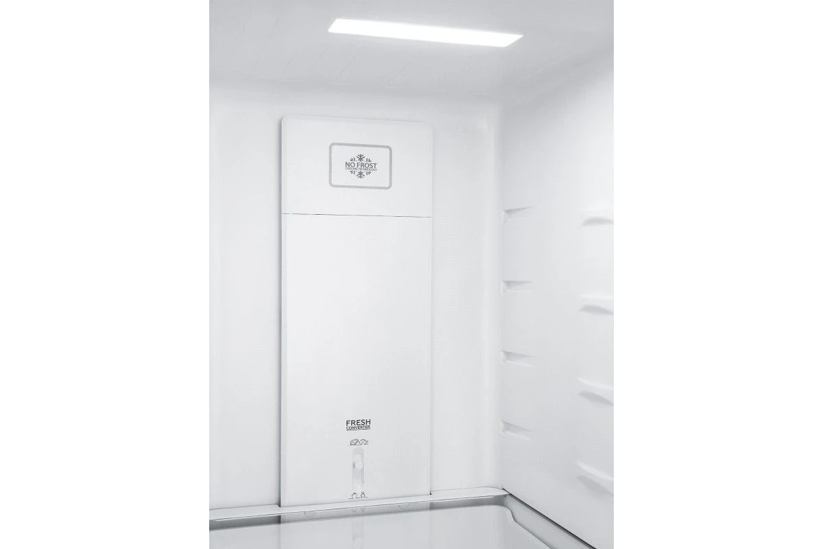 Отдельностоящий холодильник с инвертором Weissgauff WRK 185 Total NoFrost Inverter Inox