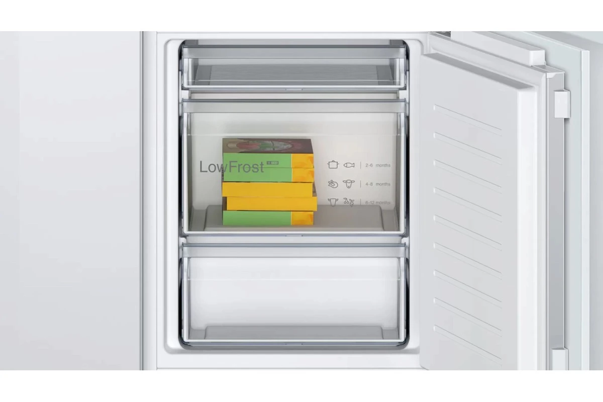 Встраиваемый двухкамерный холодильник Bosch KIV 86 NFF0