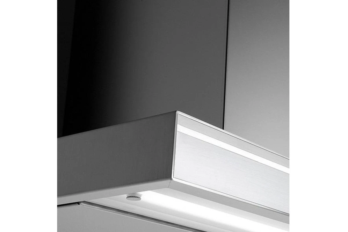 Вытяжка Falmec Silence LUMINA NRS 90 inox vetro bianco (800)