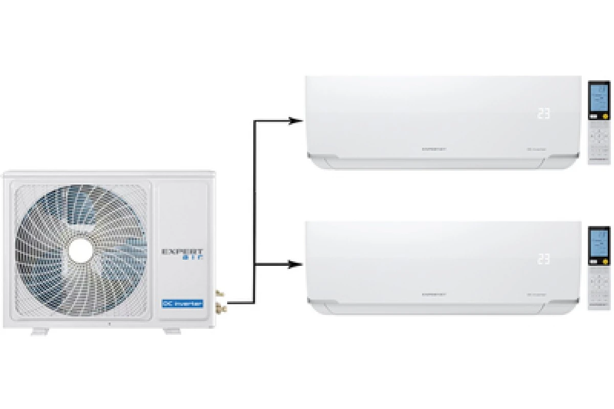 Мульти сплит система EXPERTAIR Multi proff ZACM-IE/2/14NPZ/ZAC-MIE/PR09NPZ*2