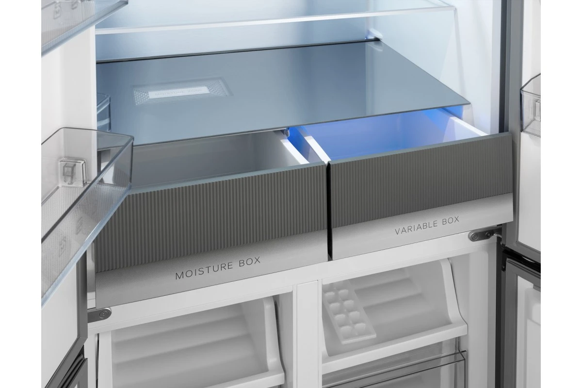 Отдельностоящий холодильник с инвертором Weissgauff WCD 450 BG NoFrost Inverter
