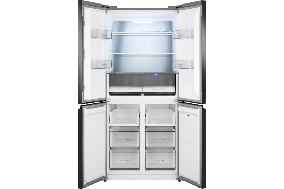 Отдельностоящий холодильник с инвертором Weissgauff WCD 450 BEG NoFrost Inverter