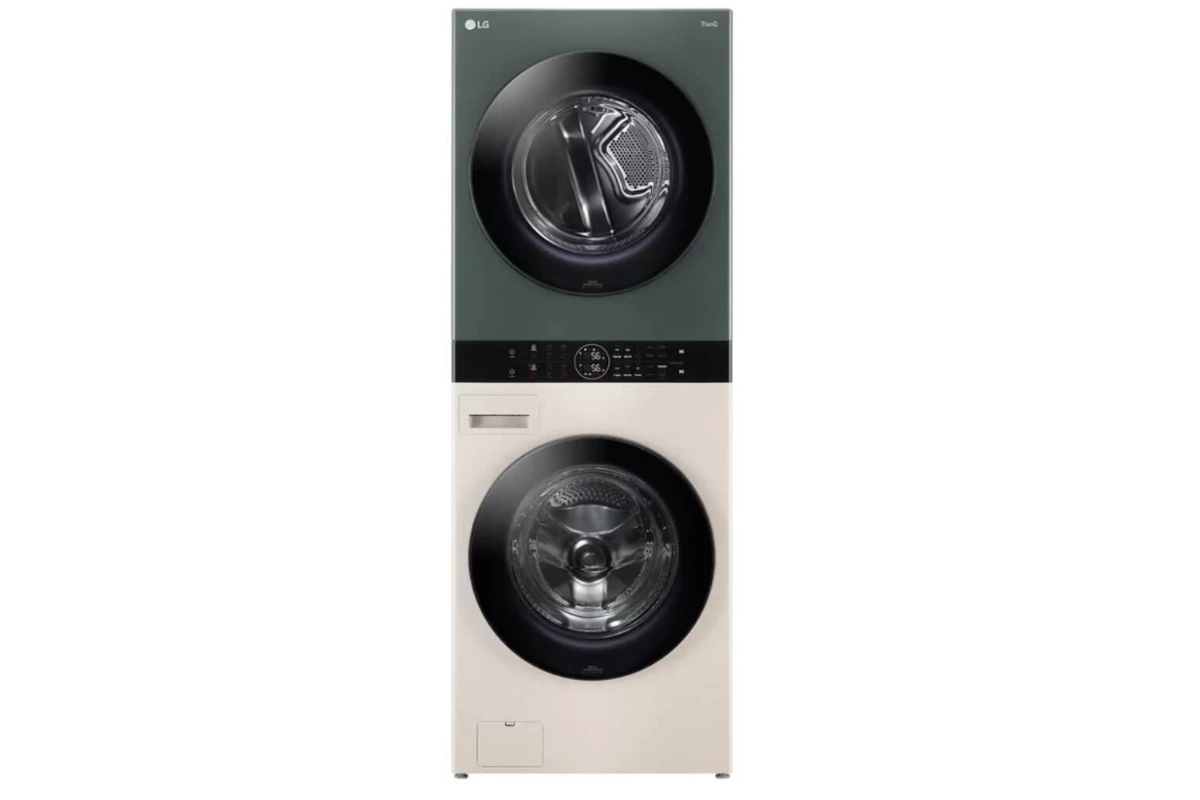 Стиральная машина с сушкой в колонну LG W1S1CVKK2HM WashTower