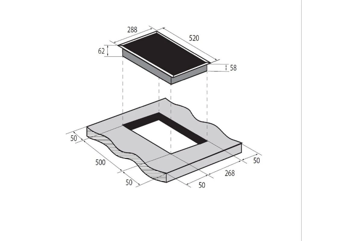 Варочная панель индукционная ZUGEL ZIH293W
