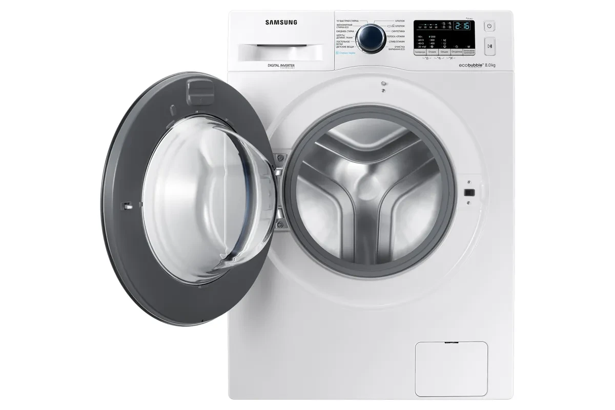 Стиральная машина Samsung WW80R42LHFWDLP (EcoBubble)