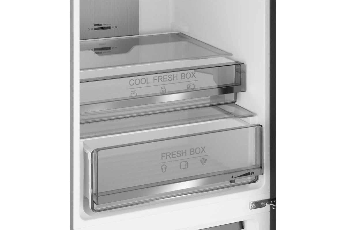 Отдельностоящий холодильник Weissgauff WRK 195 D Full NoFrost Beige Glass