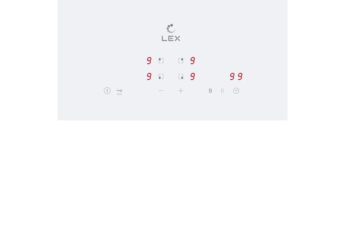 Варочная панель индукционная LEX EVI 640A WH