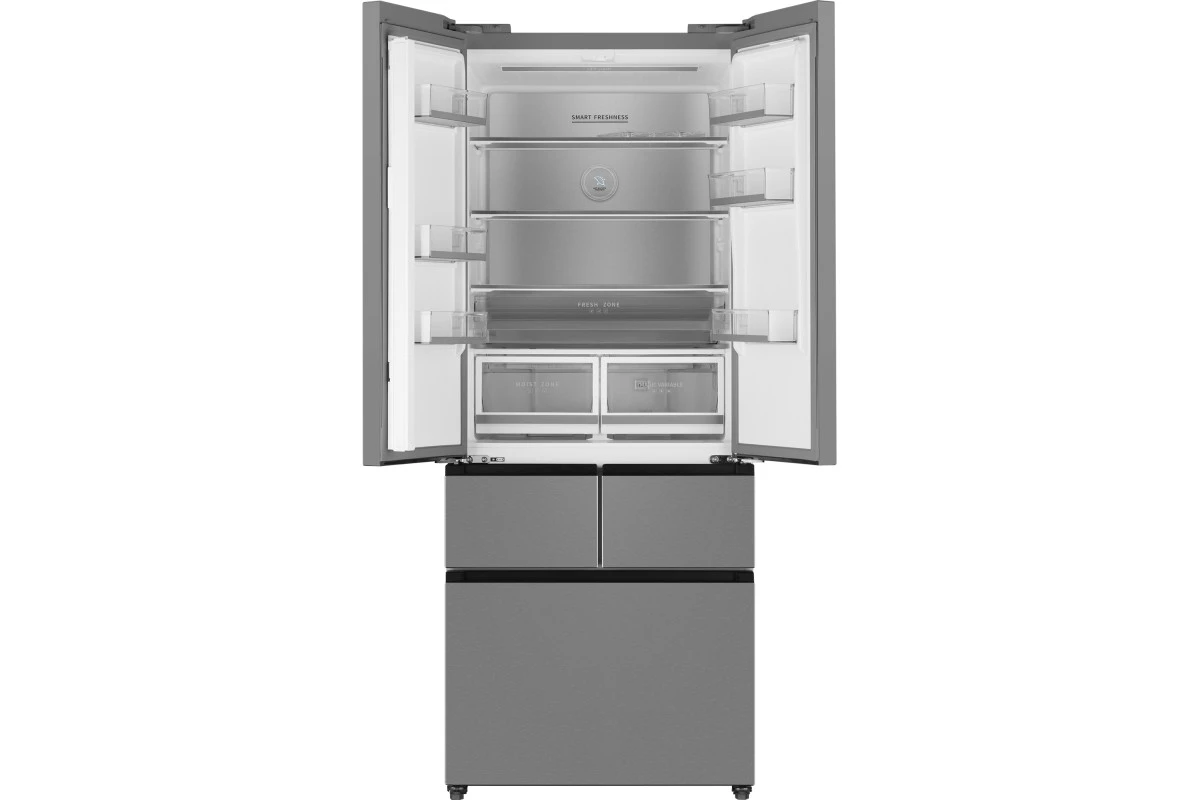 Отдельностоящий холодильник Weissgauff WFD 450 Built-in Inverter NoFrost Inox
