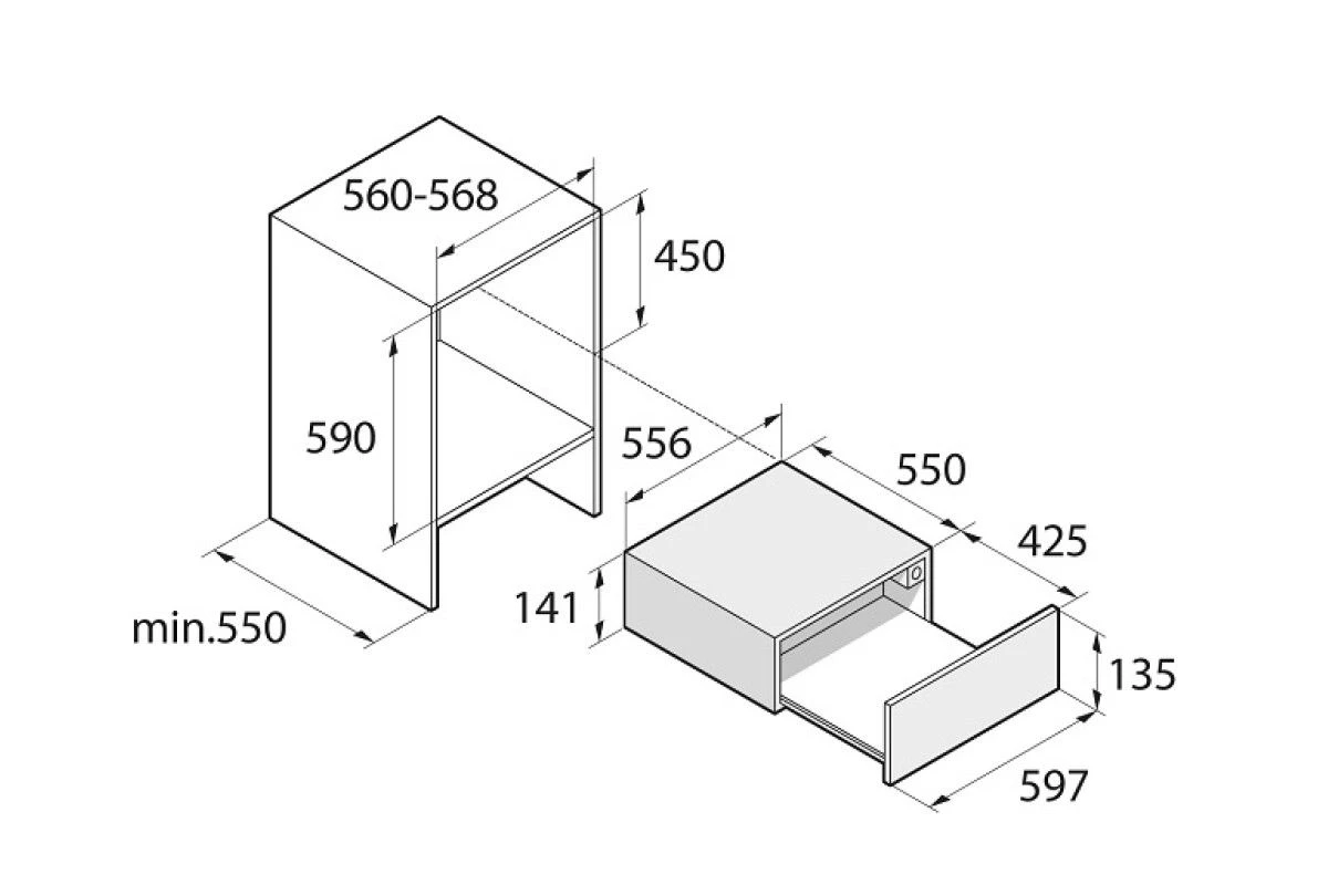 Подогреватель посуды Asko ODW8128G
