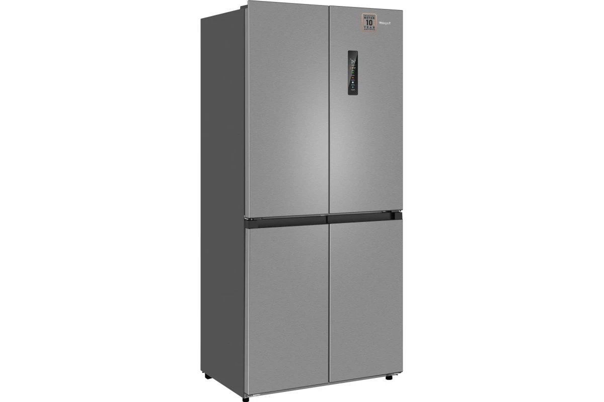 Отдельностоящий холодильник с инвертором Weissgauff WCD 450 X NoFrost Inverter