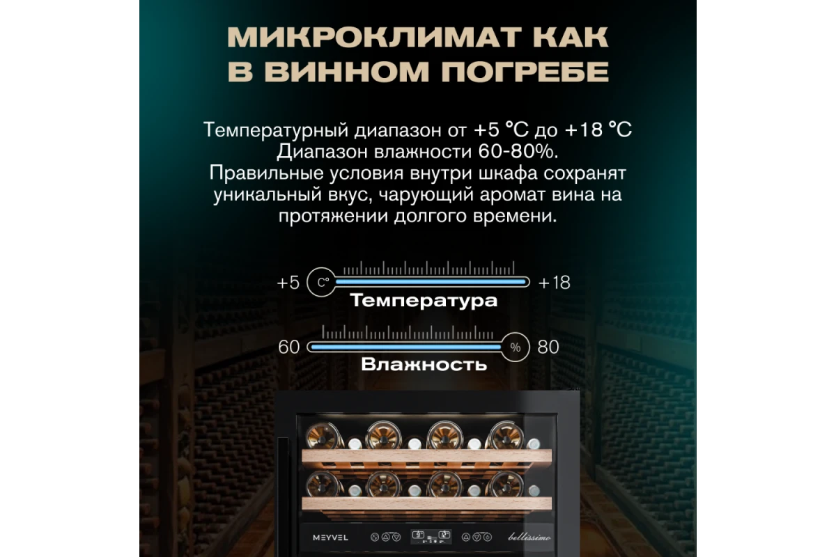 Винный шкаф Meyvel MV46-KBT2