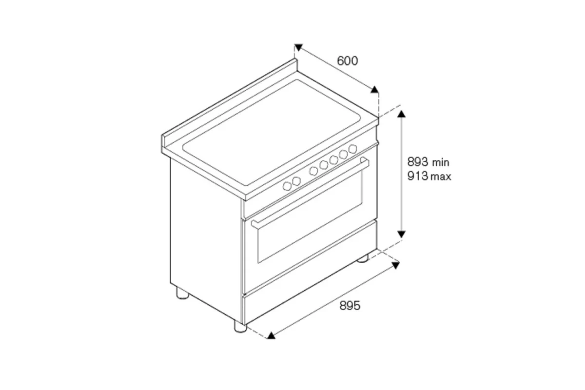 Варочный центр Bertazzoni MAS95I1ENET
