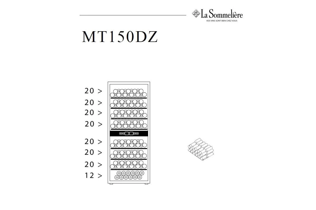 Винный шкаф La Sommeliere MT150DZ