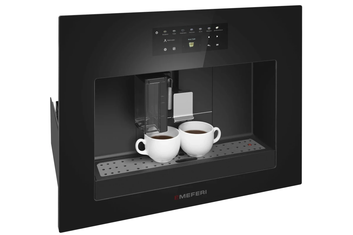 Встраиваемая кофемашина Meferi MCM6010BK COMFORT PLUS