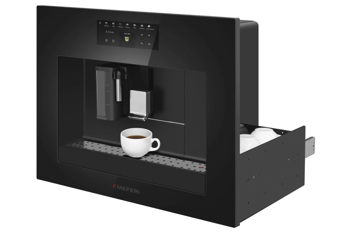 Встраиваемая кофемашина Meferi MCM6010BK COMFORT PLUS