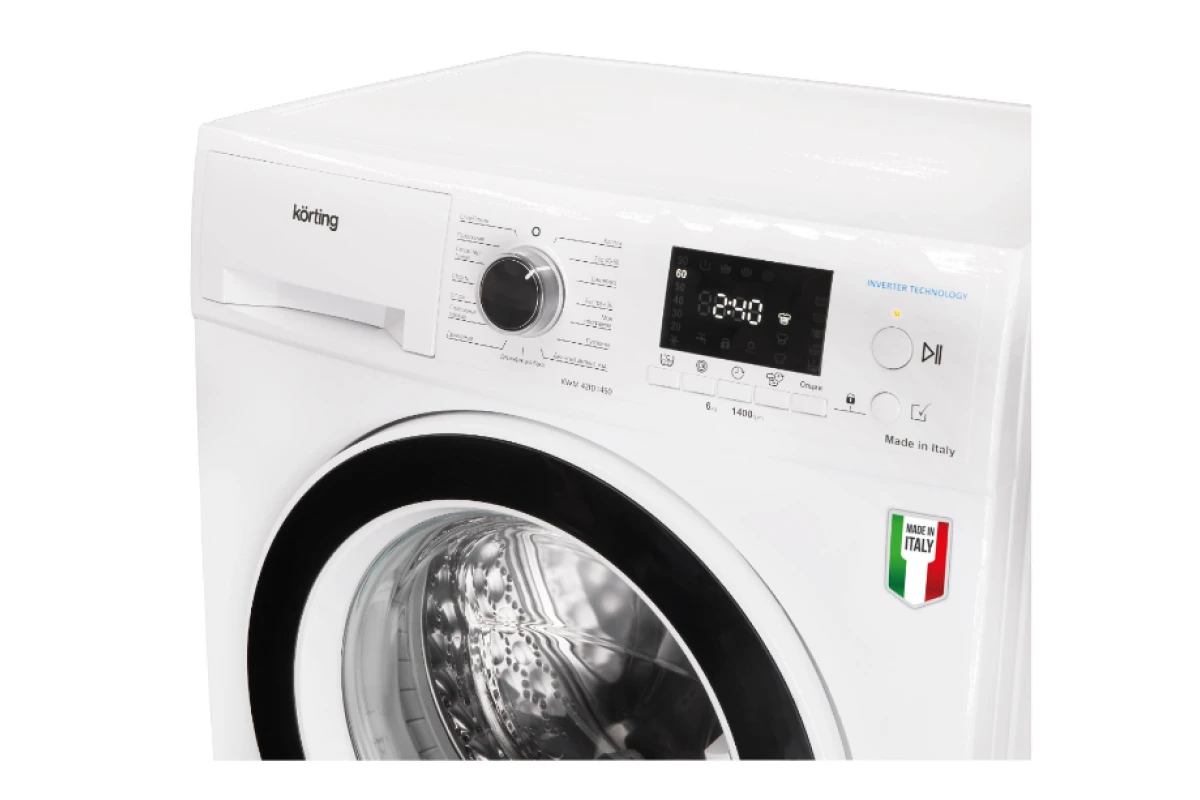 Узкая стиральная машина Korting KWM 42ID1460