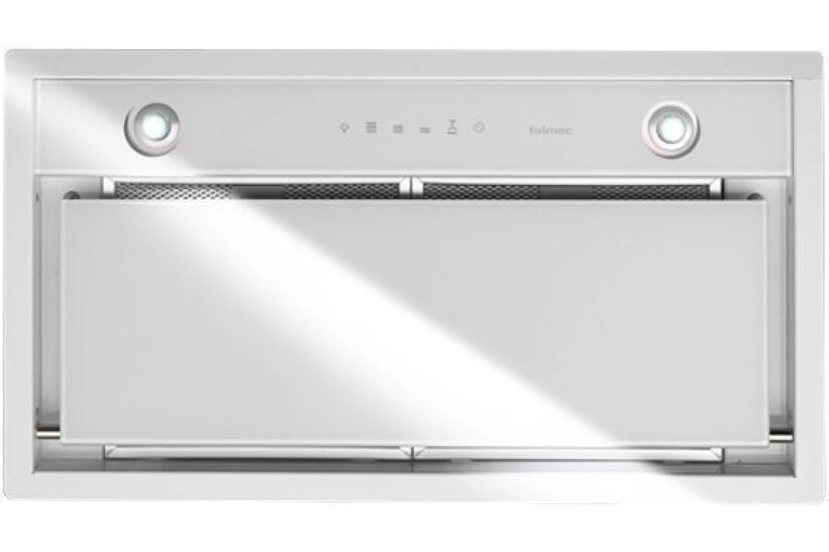 Вытяжка Falmec Design GRUPPO INCASSO MURANO 50 inox vetro bianco (800)