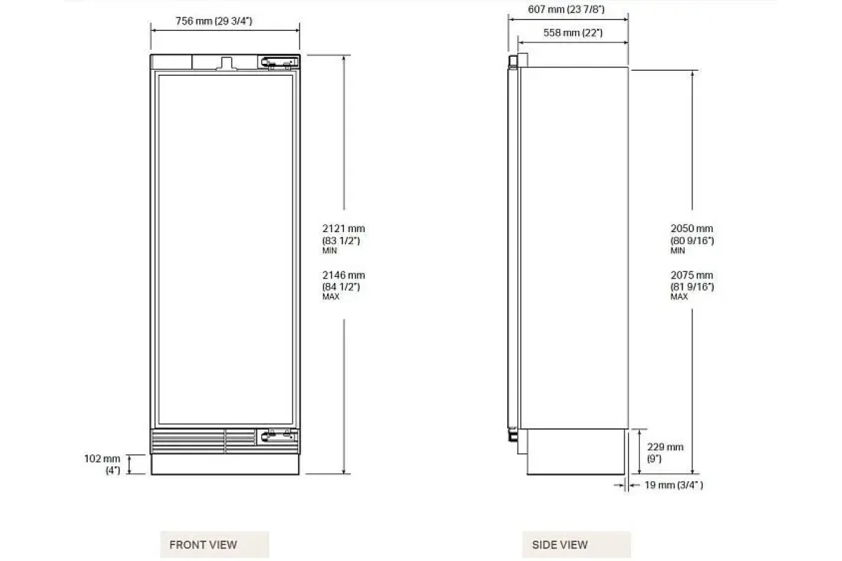 Холодильник Signature Kitchen Suite SKSCR3031P