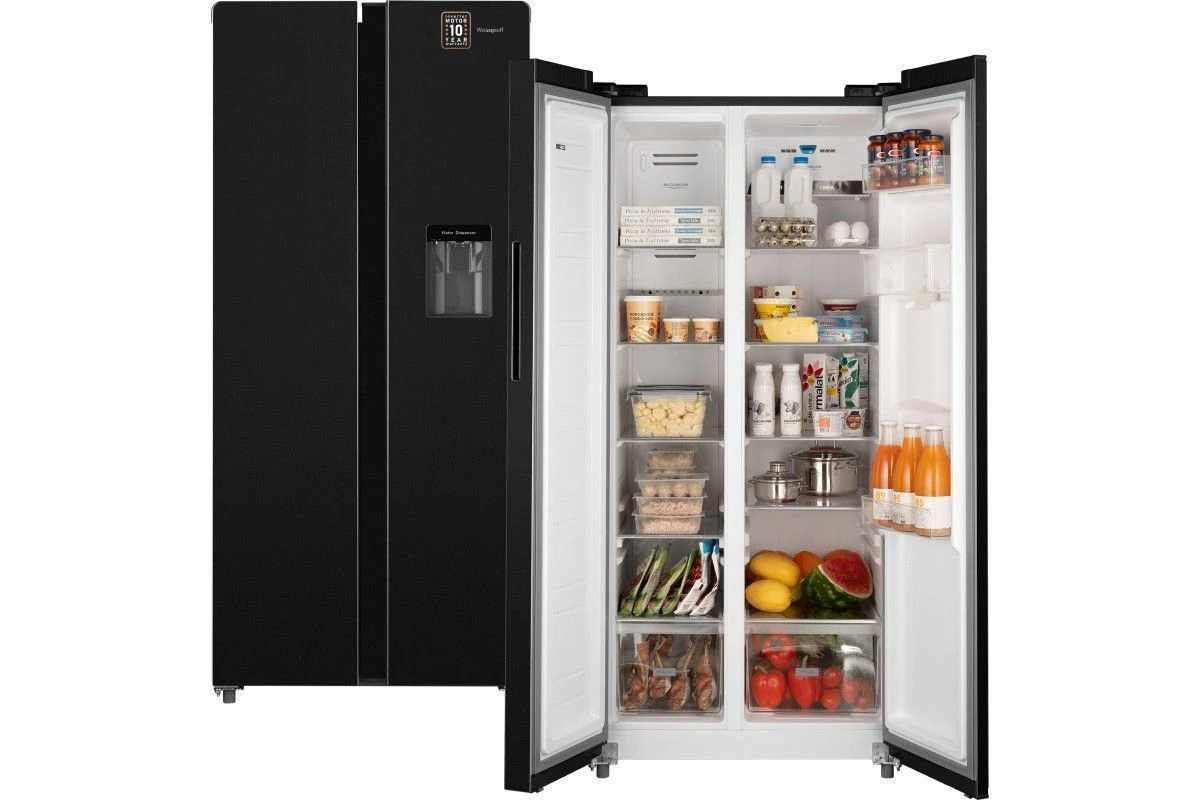 Отдельностоящий холодильник с инвертором и подачей воды Weissgauff WSBS 600 XB NoFrost Inverter Water Dispenser