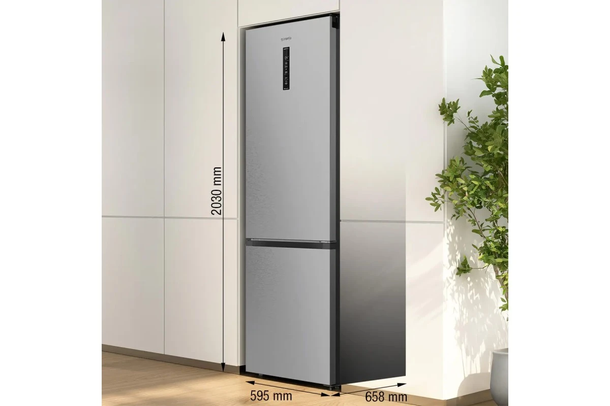 Двухкамерный холодильник Gorenje NRB620E61X4WFE