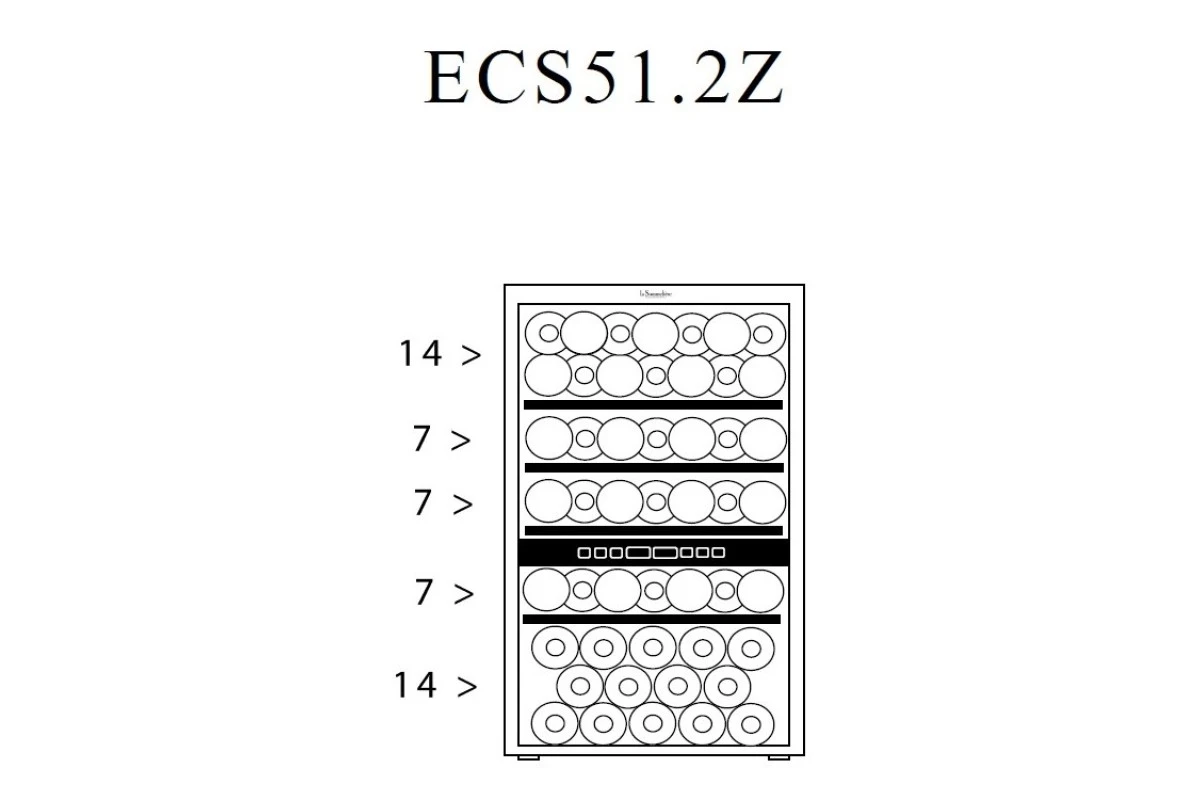 Винный шкаф La Sommeliere ECS51.2Z