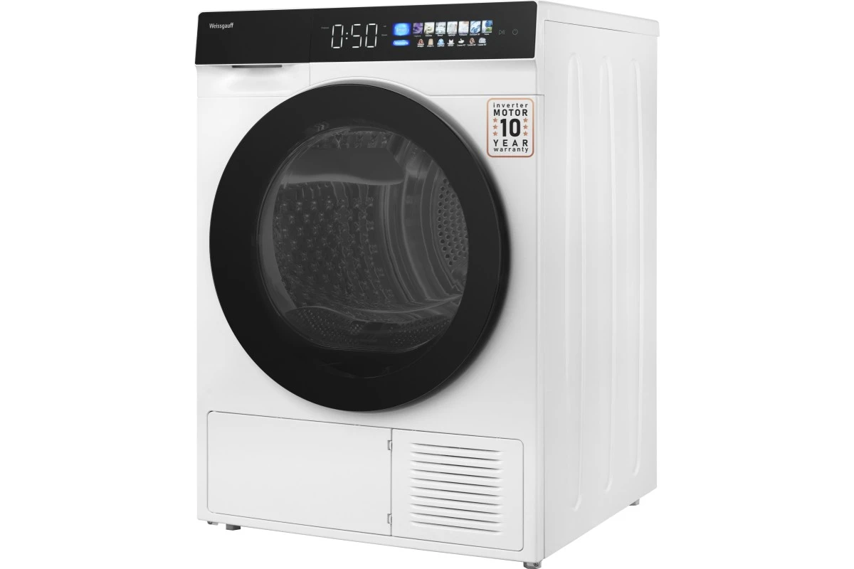 Сушильная машина с инвертором и ультрафиолетом Weissgauff WD 999 Heat Pump Full Touch