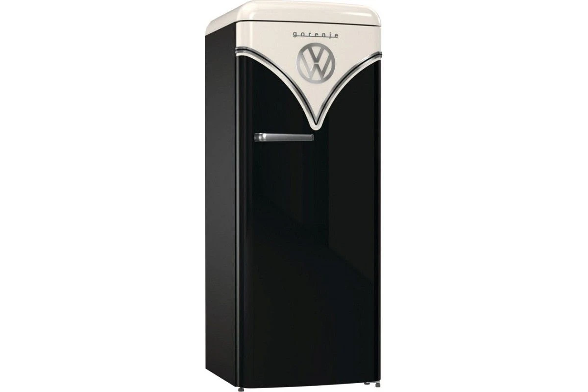 Отдельностоящий двухкамерный холодильник Gorenje OBRB615DBK