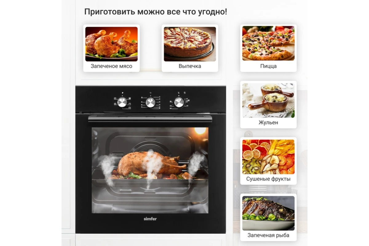 Электрический духовой шкаф Simfer B6EB16001