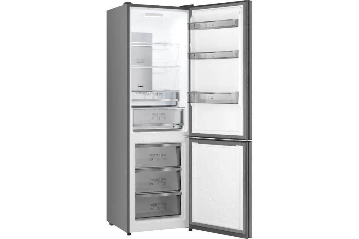 Отдельностоящий холодильник с инвертором Weissgauff WRK 2000 Total NoFrost Inverter Bru Steel Glass