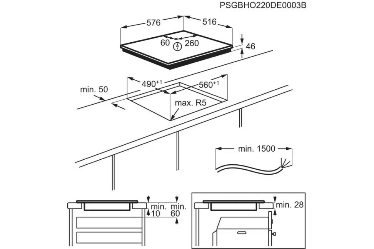 Варочная панель AEG IAE64431FB