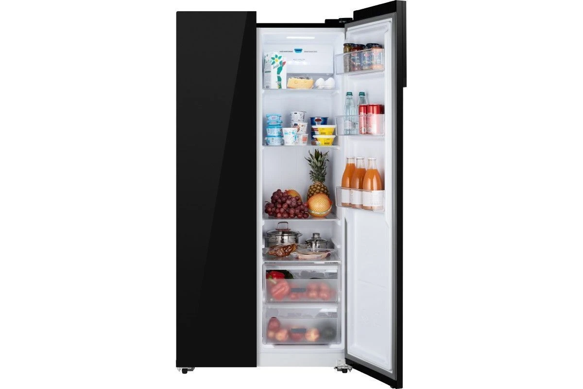 Отдельностоящий холодильник с инвертором Weissgauff WSBS 600 BG NoFrost Inverter