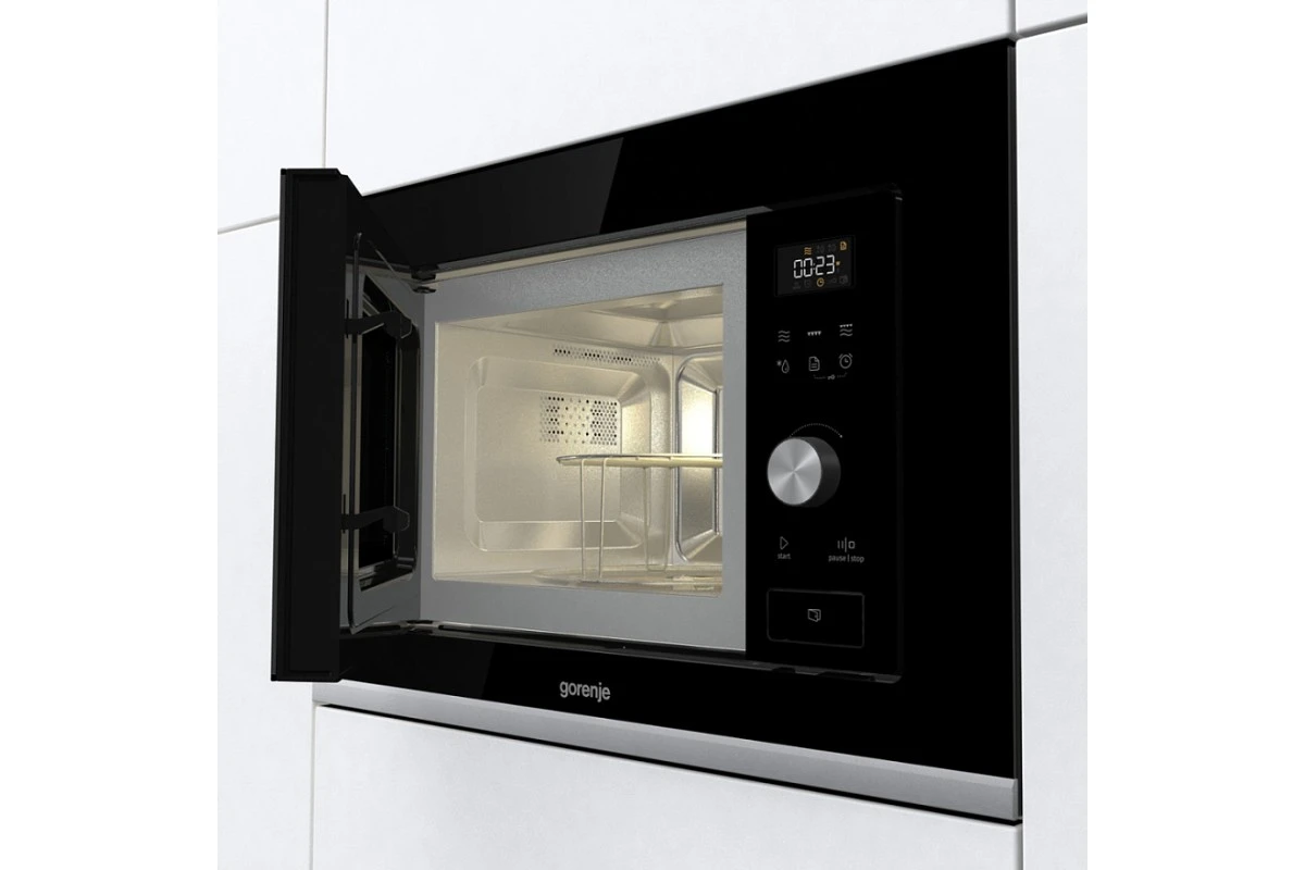 Встраиваемая микроволновая печь с грилем Gorenje BMX201AG1BG