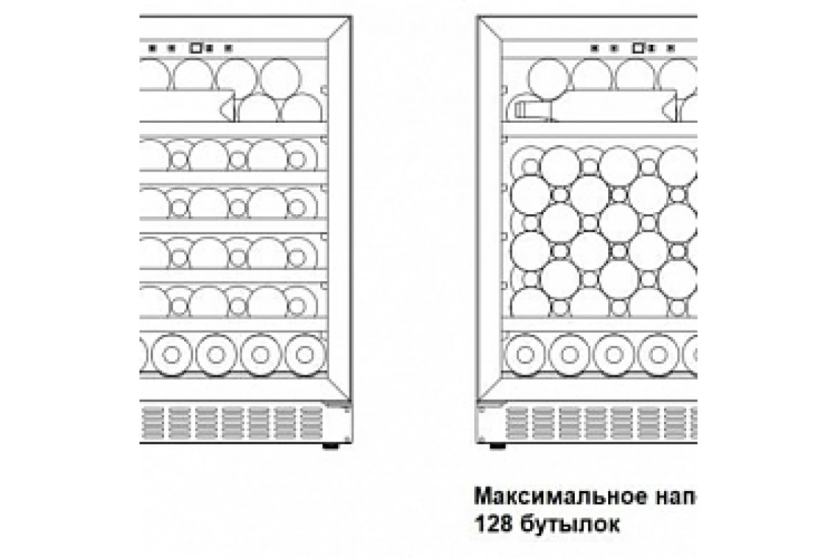 Винный шкаф Dometic C50G Double Wooden Loft White