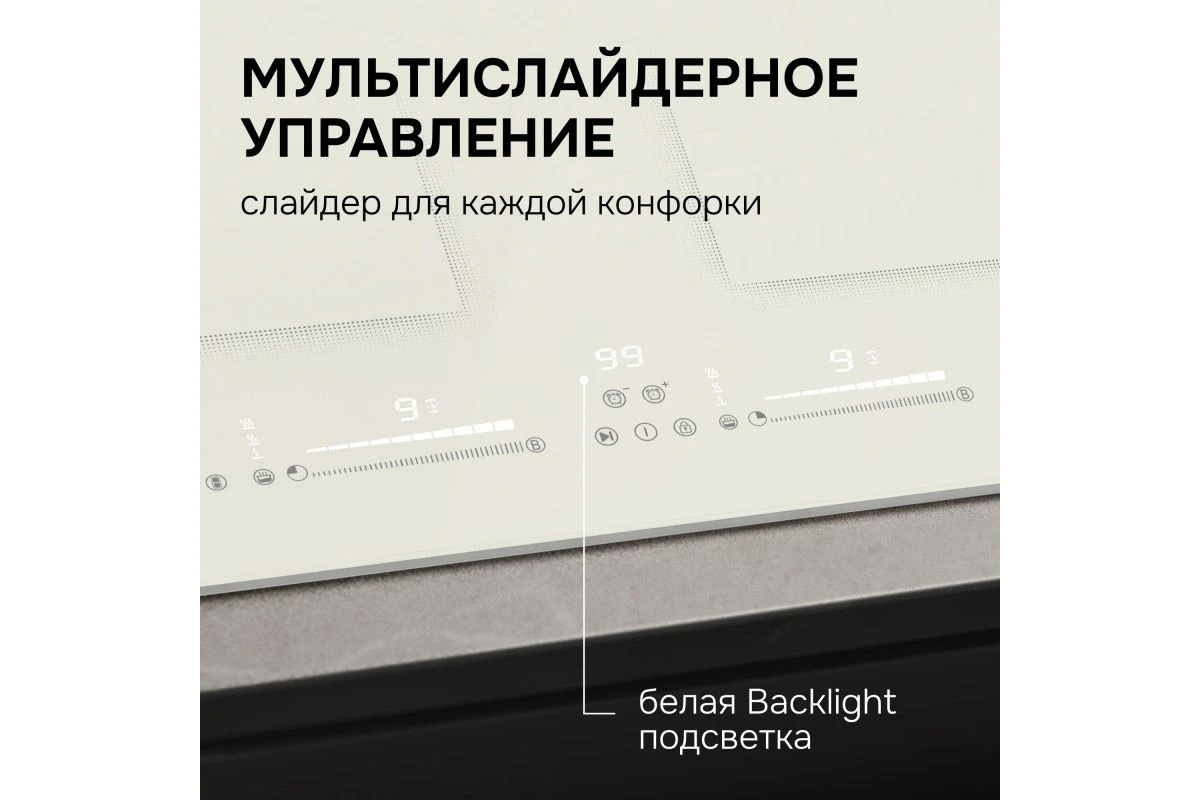 Стеклокерамическая варочная панель Zigmund & Shtain CI 69.6 I