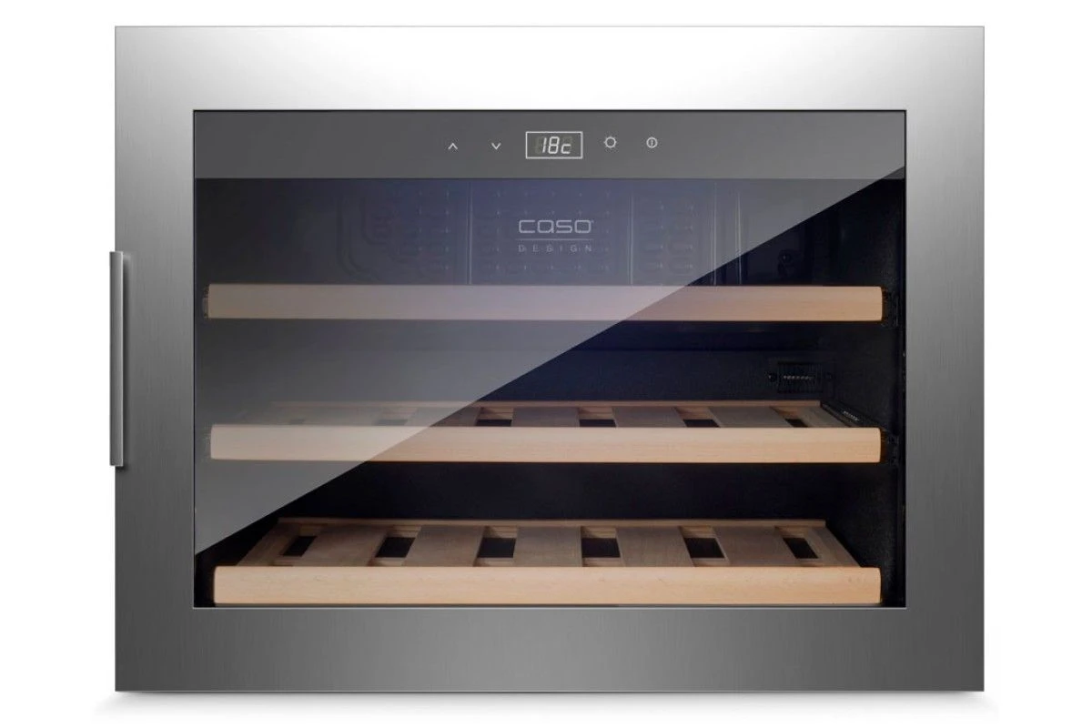 Встраиваемый винный холодильник Caso WineSafe 18 EB Inox